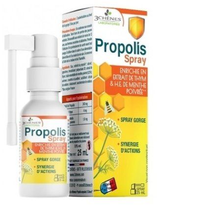3 CHENES - Propolis Spray gorge