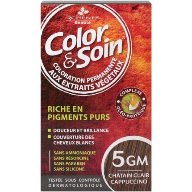 Les 3 Chenes Color & Soin Permanent Color Care Light Brown 5g