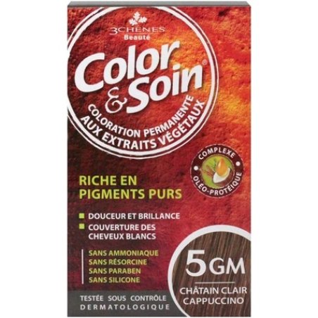 Les 3 Chenes Color & Soin Permanent Color Care Light Brown 5g