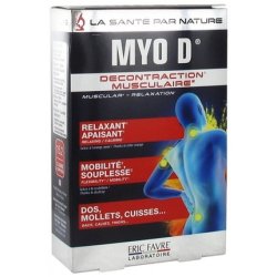 Eric Favre Myo D Muscle Relaxation Dietary Supplement 30 Tablets