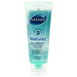 Manix Naturel Lubricant 80ml - Clear Non-Greasy Formula