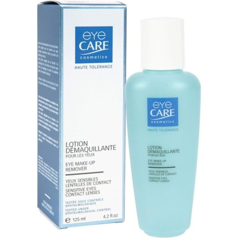 Eye Care Cosmetics Eye Make-Up Remover Lotion 125ml Water Base Blue