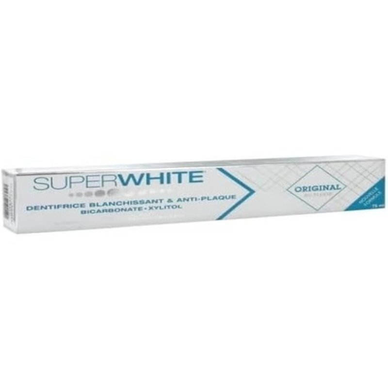 Superwhite Whitening & Anti-Plaque Toothpaste Original with Fluoride 75ml