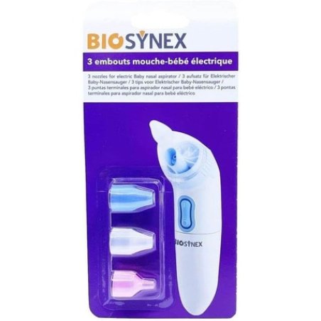 Biosynex Nozzles for Electric Baby Nasal Aspirator - Pack of 3