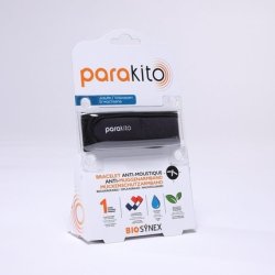 Parakito Anti Mosquito Bracelet Black With 2 Refills