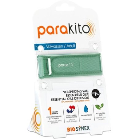 Parakito Anti Mosquito Bracelet Khaki With 2 Refills