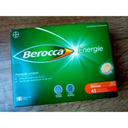 Berocca Energy Vitamins B & C with Magnesium and Zinc 45 Tablets Orange Food Supplement