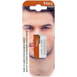 Vitry 10 Blades for Safety Razor