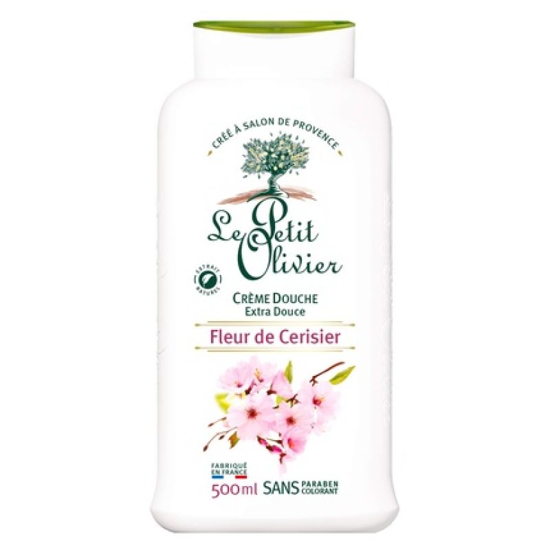 Le Petit Olivier Extra Soft Shower Cream Cherry Blossom 500ml