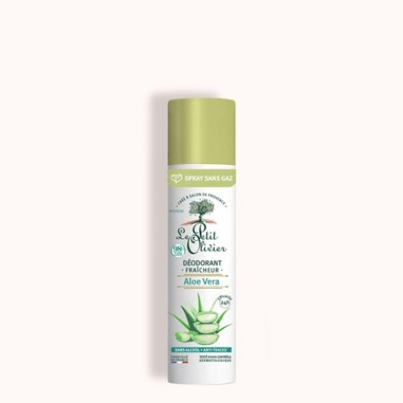 LE PETIT OLIVIER Fresh Deodorant Aloe Vera 24 Hour Effectiveness Alcohol-Free Anti-Stain Effect 98% Natural Origin