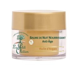Le Petit Olivier Anti-Aging Night Balm with Argan Oil 50ml - Made in France