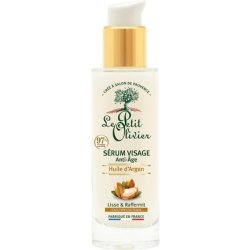 Le Petit Olivier Anti-Ageing Face Serum Argan Oil Made in France 30ml Pump Bottle Silicone-Free