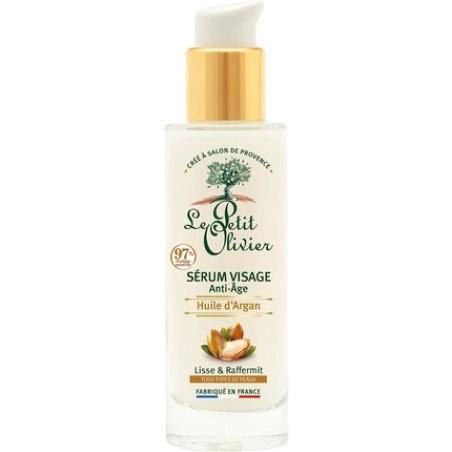 Le Petit Olivier Anti-Ageing Face Serum Argan Oil Made in France 30ml Pump Bottle Silicone-Free