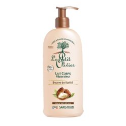 Le Petit Olivier Shea Butter Body Milk for Very Dry Skin 250ml Pump Bottle - Fair Trade Shea Butter - Made in France