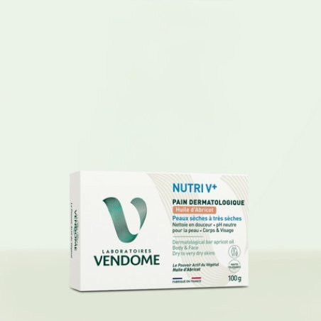 Nutri V Dermatological Bar with Apricot Oil for Body & Face