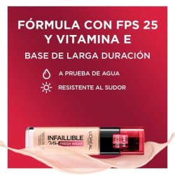 L'Oreal Paris Infallible 24H Foundation 30ml 125 Natural Rose