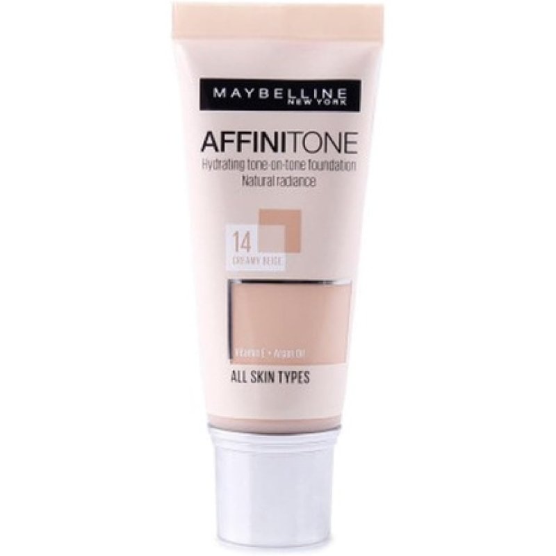 Maybelline New York Affinitone Unifying Foundation Cream 14 Creamy Beige