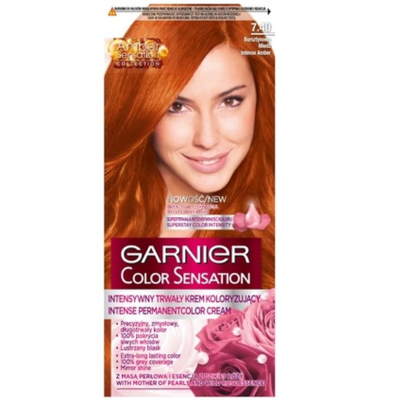 Garnier Color Sensation Hair Color 7.40 Amber Copper 110ml