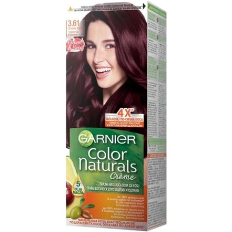 Garnier Color Naturals Creme Permanent Hair Color 3.61 Red Blackberry