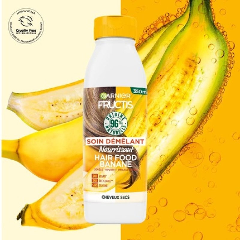Garnier Fructis Hair Food Nourishing Banana Detangler for Dry Hair 350ml