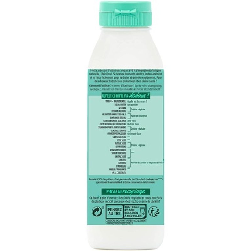Garnier Fructis Hair Food Moisturizing Aloe Vera Detangler for Dry Hair 350ml