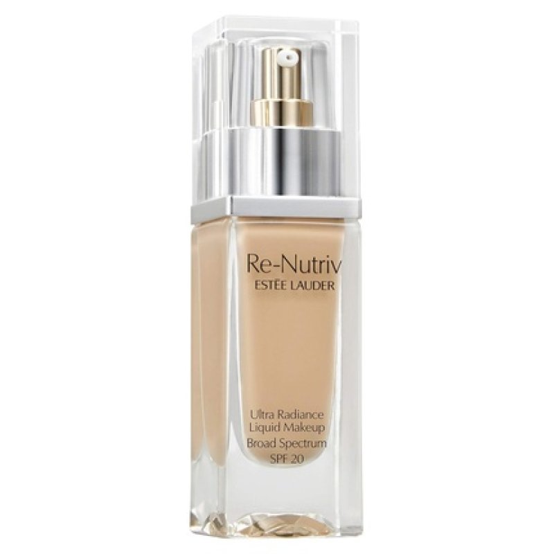 Estee Lauder Re-Nutriv Ultra Radiance Liquid Makeup Foundation SPF 20 1W1 Bone 1 fl. oz.