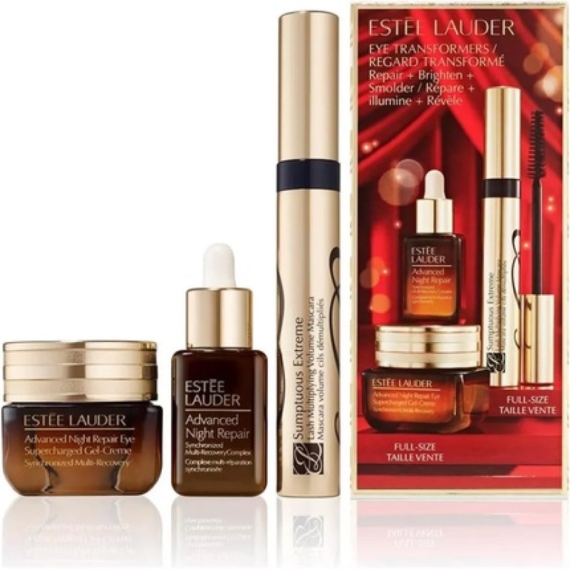 Estee Lauder Advanced Night Repair Set with Serum, Eye Gel Cream, and Mascara