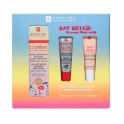 Erborian Cc Cream Illuminating Face Spf 25 Clair 15ml Set 3 Pieces