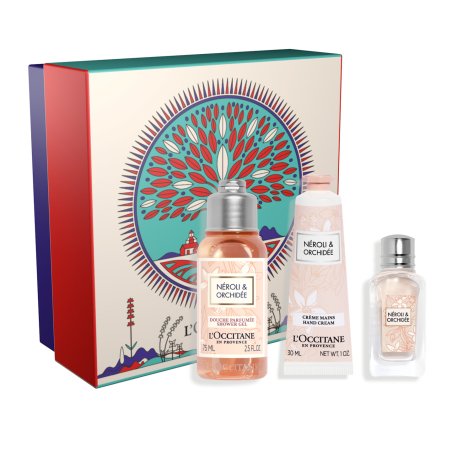 L'OCCITANE Néroli & Orchidée Discovery Sets Xmas Shower Gel Hand Cream Perfume