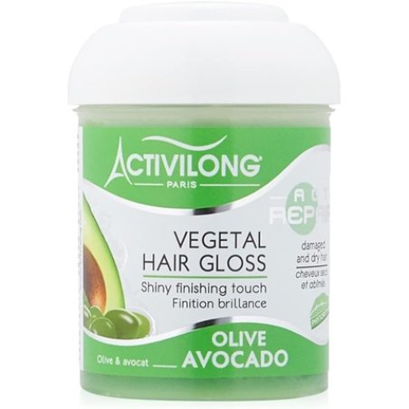 Activilong Actirepair Brilliantine Vegetal Hair Gloss with Organic Olive and Avocado