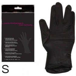 Car Pair Of Black Latex Gloves Size S