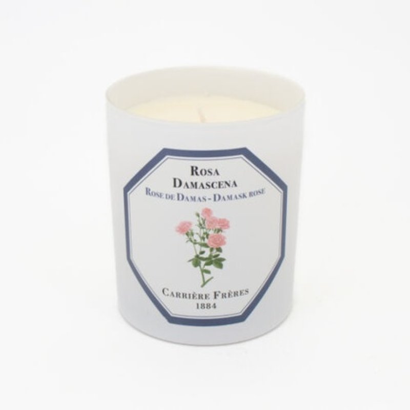 Carriere Freres Scented Candle Damask Rose 185g - Imperfect Box
