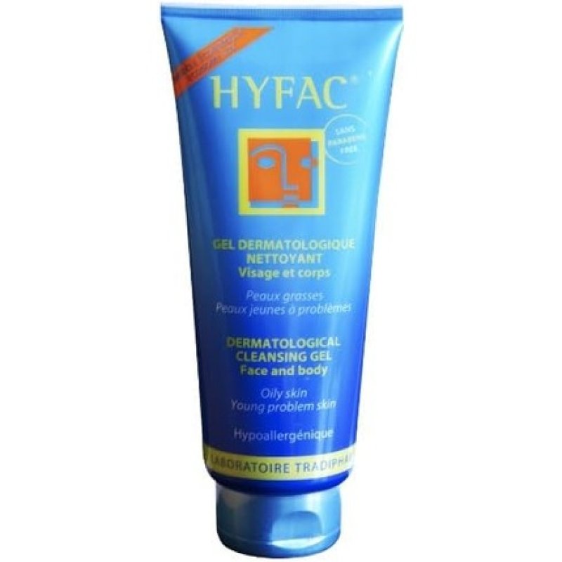 Hyfac Dermatological Cleansing Gel for Face and Body 150ml