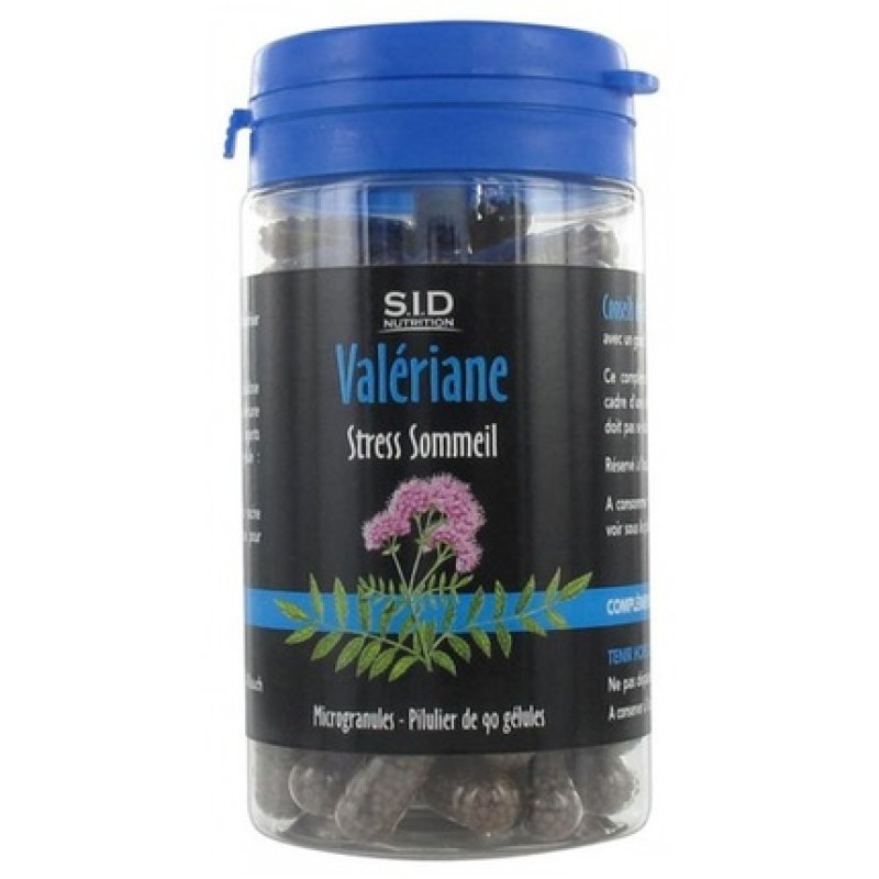 Sid Nutrition Stress-Sleep Valerian Dietary Supplement 90 Capsules
