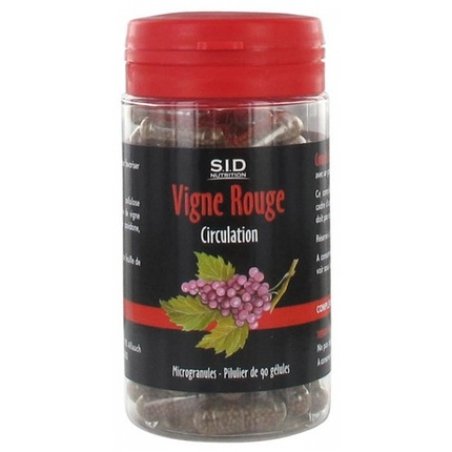 Sid Nutrition Blood Circulation Vigne Rouge Dietary Supplement 90 Capsules