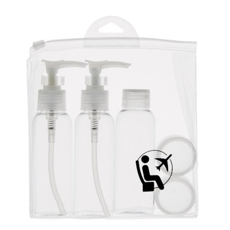 Inter-Vion Travel Cosmetic Container Kit - 5 Pieces