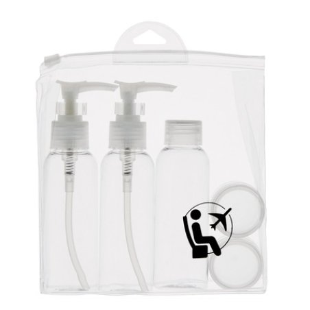Inter-Vion Travel Cosmetic Container Kit - 5 Pieces