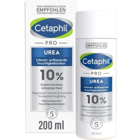 CETAPHIL PRO Urea 10 Percent Intensive Moisturizing Lotion 200ml for Extremely Dry, Flaky Skin on the Body