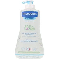 Mustela Eau Nettoyante Bébé Sans Rinçage à l'Avocat 750 ml