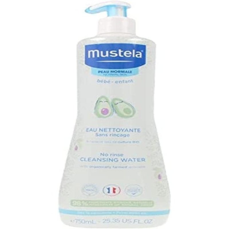 Mustela Baby Lotion Rinse-Free Cleansing Water