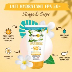 Lovea Moisturizing Milk SPF 50 Very High Sun Protection for Face & Body
