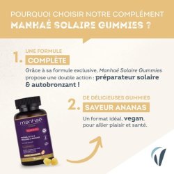Manhae Solar Gummies Self-Tanning Food Supplement