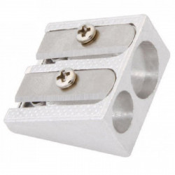 Taille-crayons en aluminium 2 usages