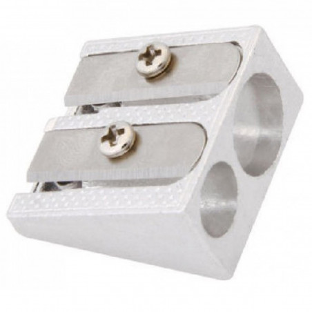 Taille-crayons en aluminium 2 usages