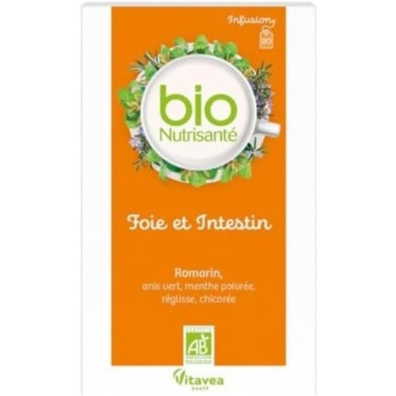 Nutrisante Organic Infusion Liver and Intestine 20 Sachets