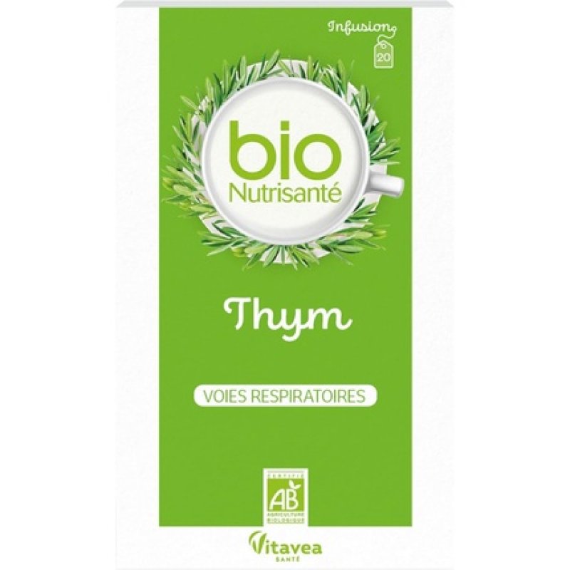 Vitavea Organic Infusion Thyme 20 Sachets