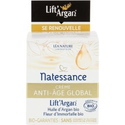 Natessance Lift'argan Global Divine Anti-Aging Cream for Age 30 and Above 50ml