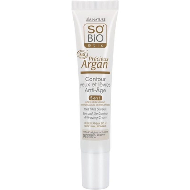 SO'BiO étic Cosmebio Precious Argan Anti-Aging Eyes and Lips Contour 15ml