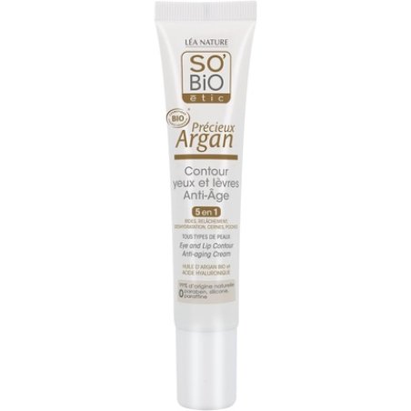 SO'BiO étic Cosmebio Precious Argan Anti-Aging Eyes and Lips Contour 15ml