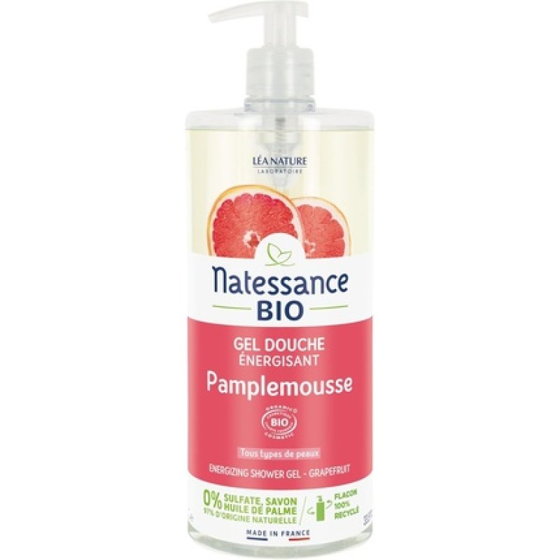 Natessance Organic Bio Grapefruit Shower Gel 1 Litre